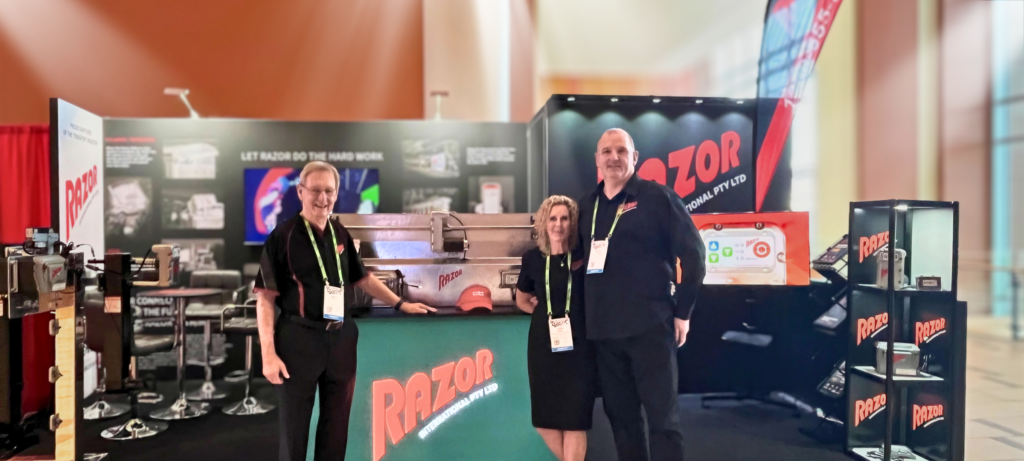 Razor International team at the NATDA Trailer Show 2026 in Nashville.